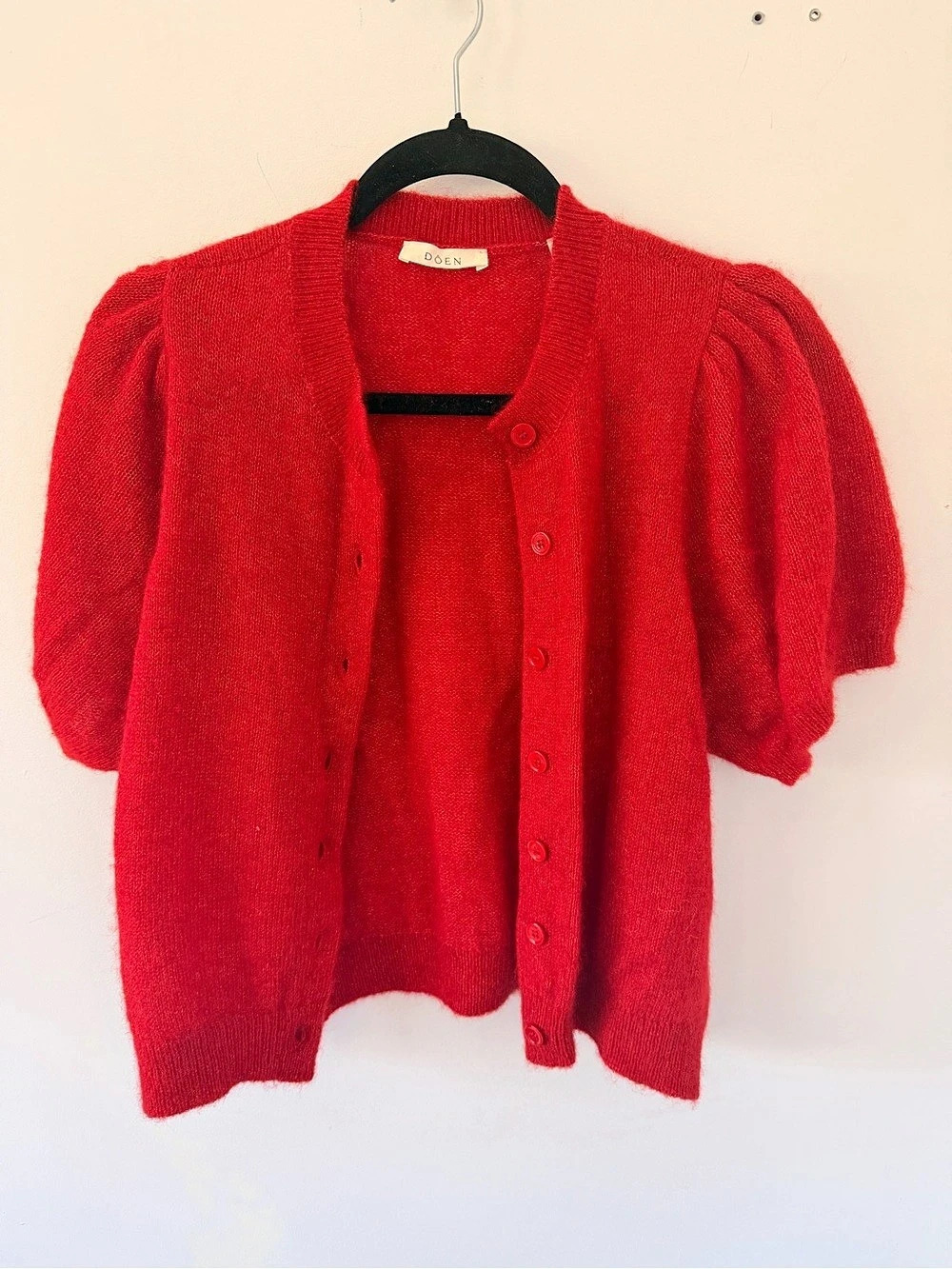 Doen Anisa Cardigan Red XL